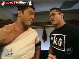 WWE SmackDown 11_25_2005 - Batista and Randy Orton Backstage