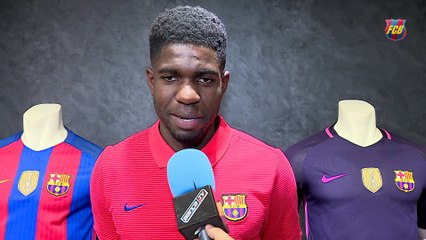 Samuel Umtiti, primeres paraules com  jugador del FC Barcelona