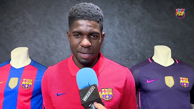 Samuel Umtiti, primeres paraules com jugador del FC Barcelona