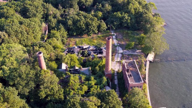 Drones Explore Abandoned Off-Limits NYC Island