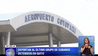 Deportan al último grupo de cubanos detenidos en Quito
