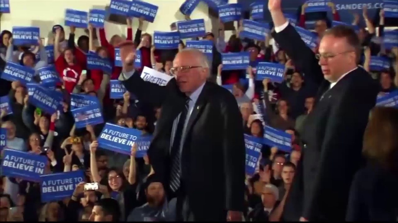 Bernie Sanders is writing a book on his campaign for the 'average American'