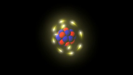 3D Bohr Model of a Sodium-26 Isotope Atom