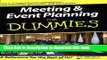 Read Meeting and Event Planning For Dummies  Ebook Free