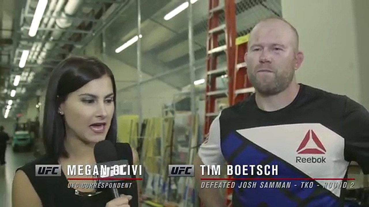 Fight Night Sioux Falls Tim Boetsch Backstage Interview ufc 2016
