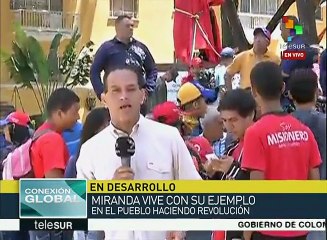 Venezolanos participan en homenajes a Francisco de Miranda