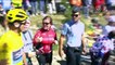 Chris Froome à pied dans le Ventoux pendant le Tour de France