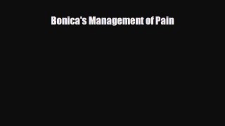 Read Bonica's Management of Pain Ebook Free