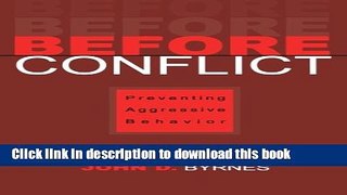 [PDF] Before Conflict: Preventing Aggressive Behavior Read Online