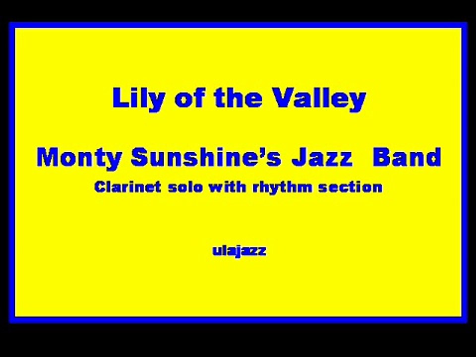 Monty Sunshine JB Monty Sunshine Solo 19?? Lily of the Valley