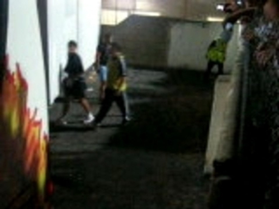 Amical TFC OM sortie vestiaire niang