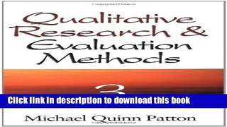 Read Book Qualitative Research   Evaluation Methods ebook textbooks