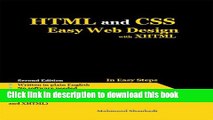 Read HTML and CSS Easy Web Design with XHTML  Ebook Free