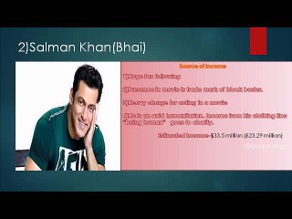 Top 5 Highest Paid actors(bollywood)