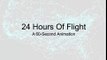 24 hours of crowded flight