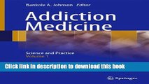 Read Book Addiction Medicine: Science and Practice ebook textbooks