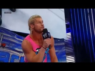 WWE Smackdown 7/26/13 AJ Lee & Dolph Ziggler Funny Segment