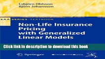 Download Non-Life Insurance Pricing with Generalized Linear Models (EAA Series)  PDF Free