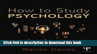 Download Book How to Study Psychology PDF Free
