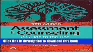 Download Book Assessment in Counseling: A Guide to the Use of Psychological Assessment Procedures