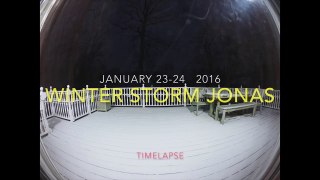 1-24-2016 Winter Storm Jonas Timelapse