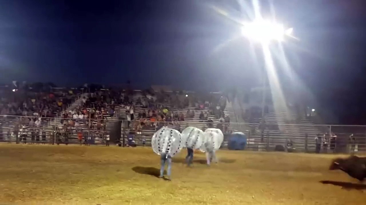 Zorb Football Rodeo - Bubble Soccer vs Bulls