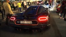1 evening in Monaco - Gemballa Mirage GT, Agera RS, 2x Veyron, 2x Laf...