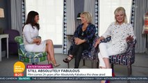 Jennifer Saunders And Joanna Lumley Are Absolutely Fabulous With Susanna Reid Good Morning Britain