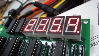 數位邏輯丙級檢定 - 硬體電路24小時計數