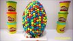 Rainbow Surprise Eggs Giant Candy Smarties M&M with Minnie