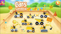 Crane lifting - Game Cars in Sandbox Construction -  Video For Kids