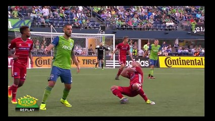 Clint Dempsey Red Card For A Slap On The Head vs FC Dallas!