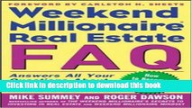 [PDF] Weekend Millionaire s Frequently Asked Real Estate Questions  Read Online