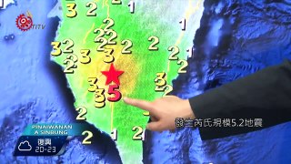 5/22地牛翻身 三地門明顯搖晃 2016-05-23  Paiwan TITV 原視族語新聞