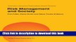 Read Risk Management and Society (Advances in Natural and Technological Hazards Research) Ebook