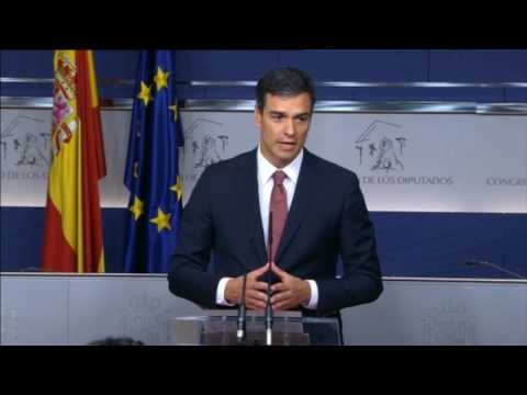 Sánchez: A día de hoy, si Rajoy sólo tiene 137 votos a favor, el PSOE votará no a la investidura