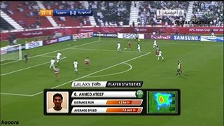Asian Cup 2011 - Syria Vs Saudi Arabia (2-1) Jan-9-2011 بتعليق الشوالي