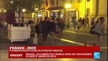 Attaque terroriste à Nice  Un camion fonce dans la foule - 30 morts évoqués