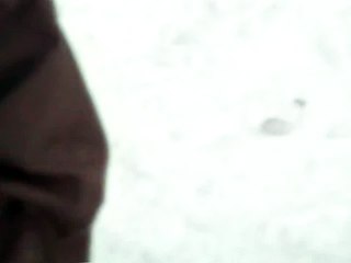 Baby Arwen's first snowboard ride - 15 months