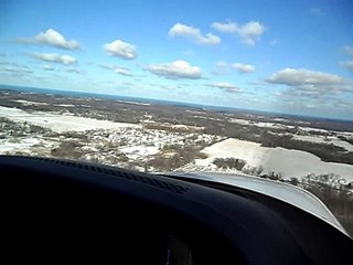 Landing at Benton Harbor KBEH Cirrus SR-20