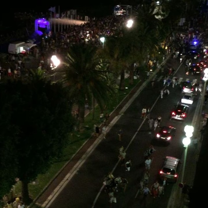 Aerial View Captures Aftermath of Nice Incident