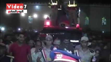 محافظ الغربية يؤدى صلاة الجنازة على"شهيد الجيش بالعريش"