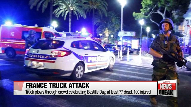 77 dead after truck hits crowd in Nice, France