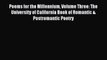 Download Poems for the Millennium Volume Three: The University of California Book of Romantic