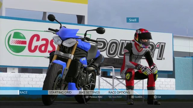 RIDE PS3 Gameplay - Triumph Speed Triple at Donington Park