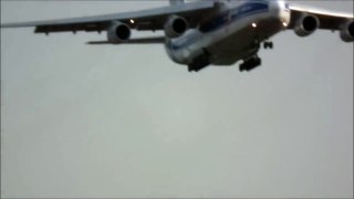 Antonov An-124 landing Caselle Airport 23/08/2011