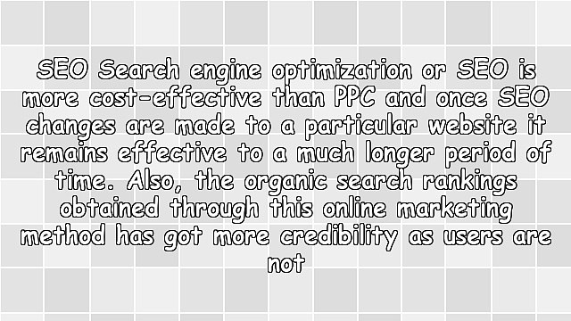 Which One Is Better? SEO or Pay-Per-Click