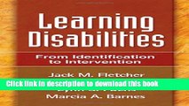 Read Book Learning Disabilities: From Identification to Intervention E-Book Free