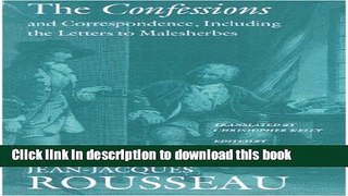 Download The Confessions and Correspondence, Including the Letters to Malesherbes: 05 (Collected