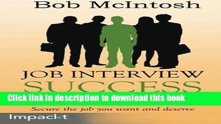 Read Job Interview Success for Introverts E-Book Free